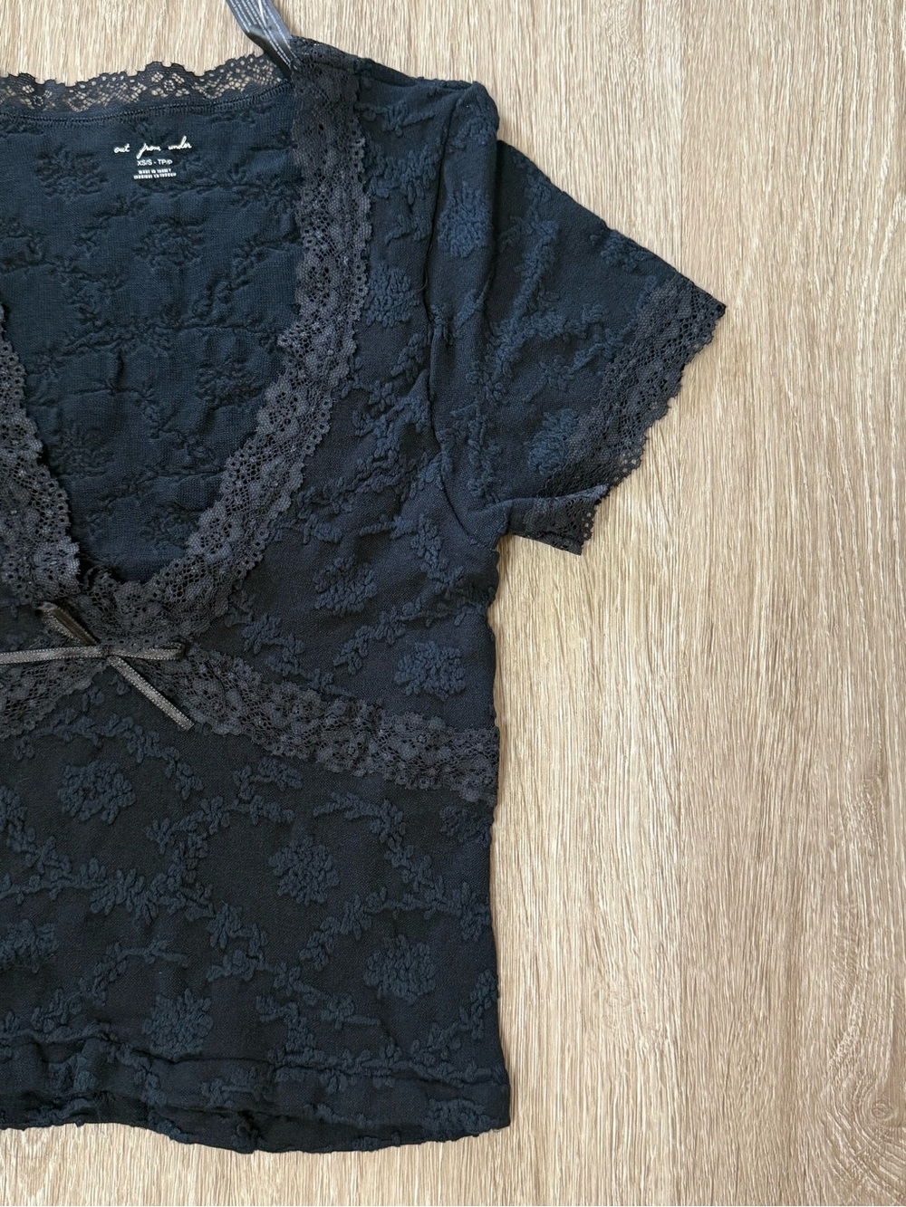 Urban Outfitters Out From Under Black Lace Top XS/S NWT - Picture 5 of 6